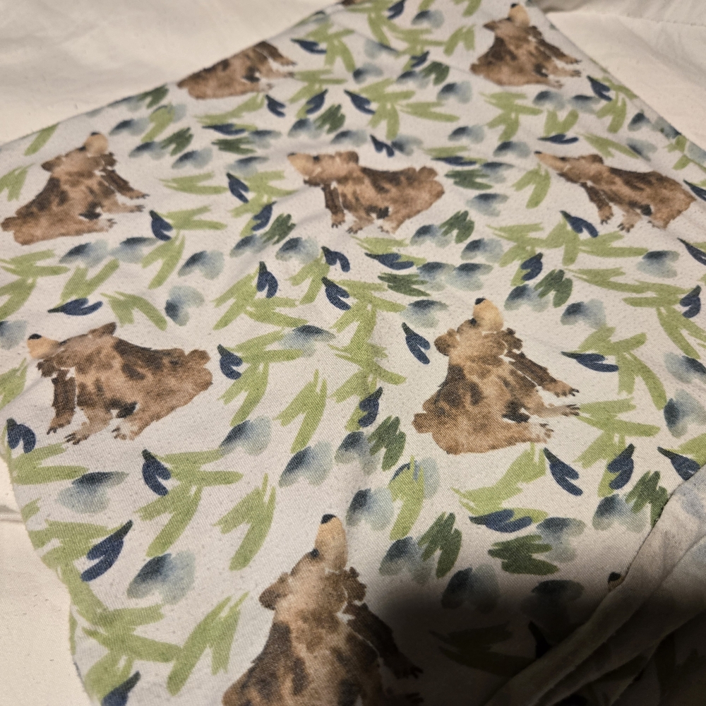 2 Pack - Copper Pearl Knit Swaddle Blankets - Like New - Picture 2 of 6